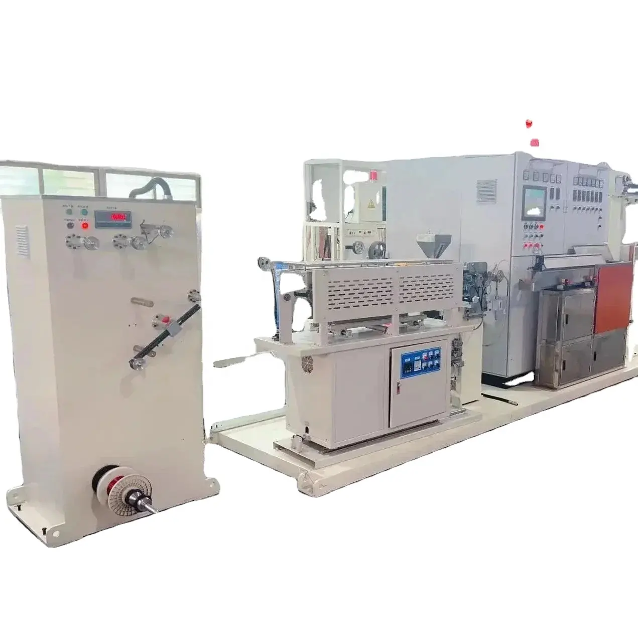 FET PFA PTFE Multi Copper Conductors Electrical Wire And Cable Manufacturing Teflons Extruder Machine Production Line