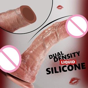 Dildo Realistici per Principianti, Dildo in Silicone Morbido con Forte Ventosa per Gioco <span class=keywords><strong>a</strong></span> Mani Libere, Giocattoli Sessuali per Donne e Coppie - Product Image 1
