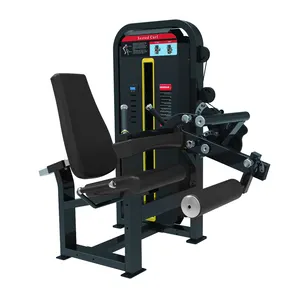 健身商业运动健身器材别针负荷选择就座二合一机器拉伸屈曲腿训练器