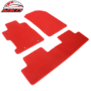 Alfombrillas para Honda Civic 8th 06-11, forro de terciopelo rojo, cubierta antideslizante para alfombras de 1ª y 2ª fila - Product Image 3