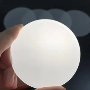 Pannello diffusore di luce a led in acrilico lucido circolare tagliato al laser di dimensioni rotonde su misura da 3mm di spessore