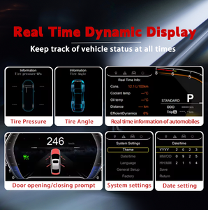 Panel instrumen LCD Speedometer tampilan mobil, cocok untuk BMW Display E90 F02 F10 F15 F20 F25 F26 F30 Upgrade 7 mode <span class=keywords><strong>3</strong></span> warna - Product Image 6
