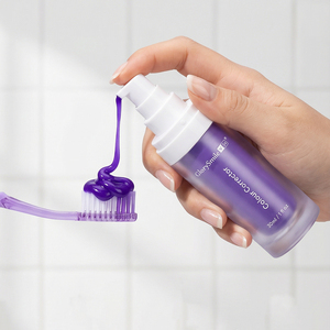 Vente en gros de sérum blanchissant pour les dents <span class=keywords><strong>Glorysmile</strong></span>, dentifrice violet éclaircissant instantané 30 ml, personnalisé - Product Image 2