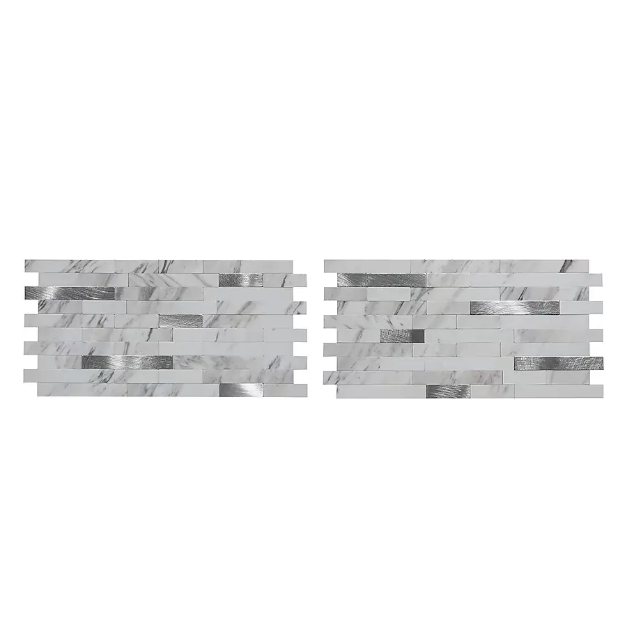 Домашний декор, мраморный блеск, 12x12 дюймов, настенная плитка из ПВХ