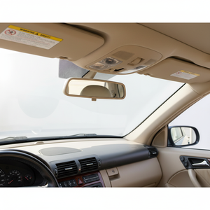 ที่ครอบกระจกบังแดดสีดำสำหรับ Mercedes C Class W203 2001-2007 - Product Image 2