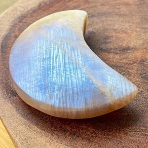 Piedra de Cristal Natural de Piedra Lunar Azul Tallada a Mano al por Mayor, Estilo Bohemio, para Decoración del Hogar Única y Regalos Navideños - Product Image 4