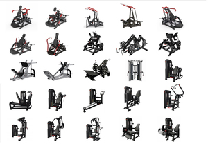 Serie SM NTS Attrezzatura Fitness Commerciale a 9 Stazioni, Macchina Multifunzione per <span class=keywords><strong>Palestra</strong></span>, Allenamento Braccia e Tricipiti, Smith Machine - Product Image 5