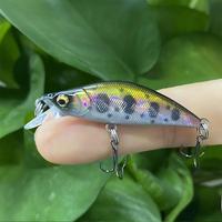 Micro Minnow Sinking 50mm 5g Leurre de pêche pour eau douce, truite, brochet, leurre japonais Pesca, appât artificiel dur