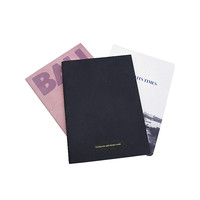 Carnet à couverture souple vierge de qualité supérieure, relié par des cordes, A4 A5 B5, journal personnel avec logo personnalisé pour la prise de notes de base
