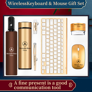 Seven Set Daily Essentials Bundle Compact Umbrella Cup USB Flash Drive Pen Teclado ergonómico Ratón Altavoz <span class=keywords><strong>Bluetooth</strong></span> portátil - Product Image 2