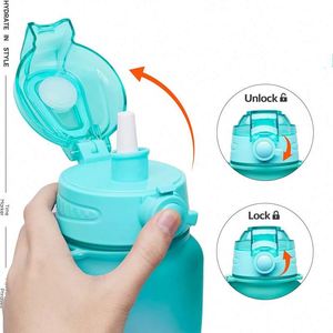 Jarra de Agua Deportiva Grande de 3800 ml con Marcador de Tiempo y Pajita, Libre de BPA, para Viajes - Product Image 5