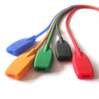 Sangle de lunettes ronde réglable en silicone noir WQS, cordon durable pour lunettes, idéal pour la cuisine et les articles ménagers divers