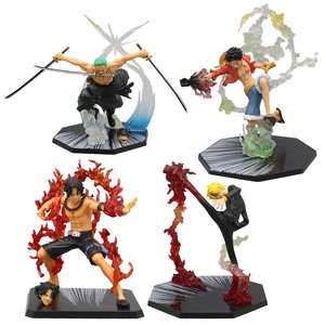 Alta calidad Pvc Demon <span class=keywords><strong>Slash</strong></span> Zoro Demon Wind Leg Sanji una pieza figuras de acción Anime colección decoración modelo Juguetes - Product Image 3
