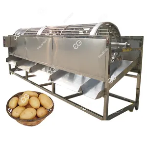 Nivelador de acero inoxidable para patatas fritas, máquina de clasificación de tamaño de patatas