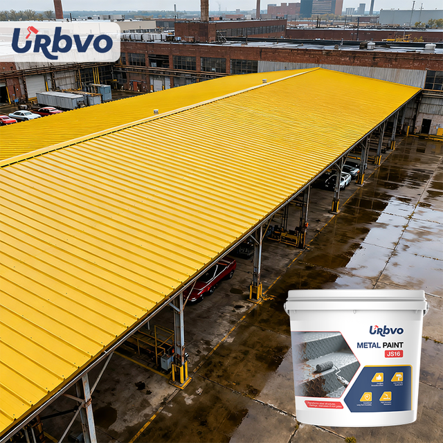 URBVO JS16 Industrial Acrylic Spray Paint Building Anti-Rust Liquid Coating High Quality Metal Paint