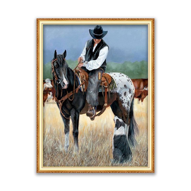 Meian Профессиональный Полный комплект для вышивки крестиком Картина на холсте настенное искусство по низкой цене