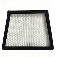 Filtre à air HEPA plissé haute efficacité avec cadre en acier inoxydable, panneau filtrant pour système de filtration d'air industriel