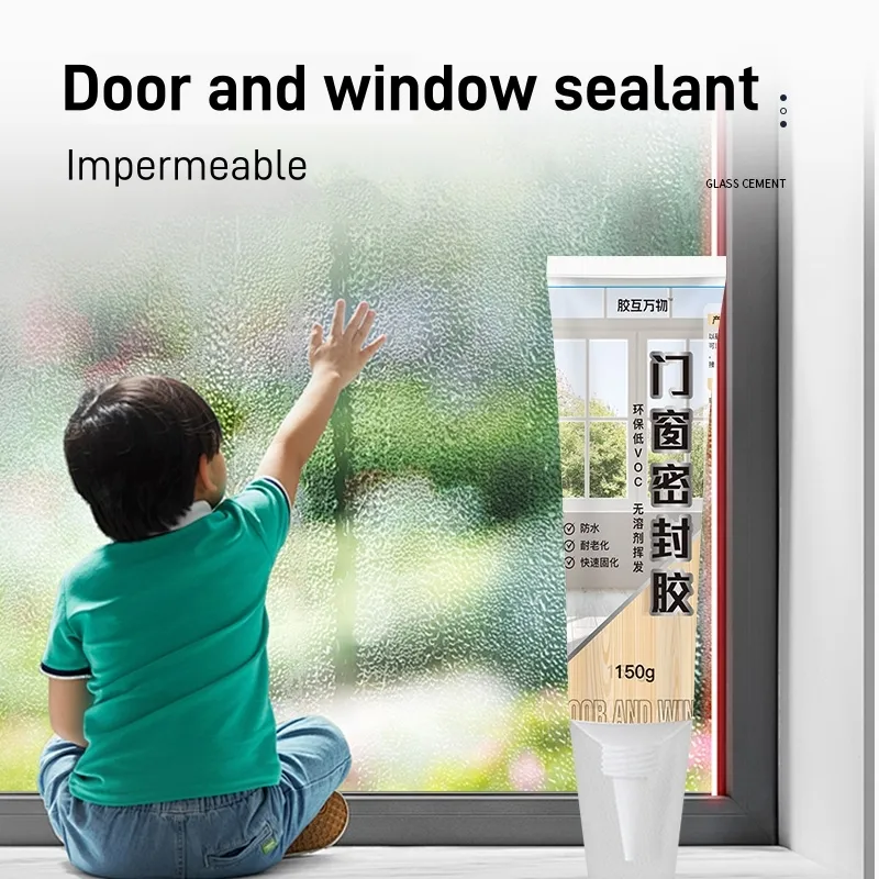 Grey Waterproof Modified Silane Sealant For Window Door Bathroom Wash basin  Bathtub and Gaps