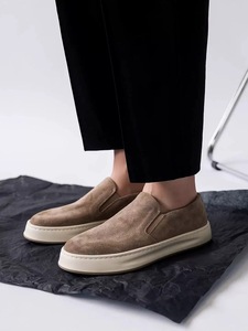 <span class=keywords><strong>Scarpe</strong></span> da <span class=keywords><strong>Uomo</strong></span> Personalizzate con Logo del Produttore, Suola Spessa in Camoscio Vegano, Mocassini Trendy Taglia 44 Europea - Product Image 4