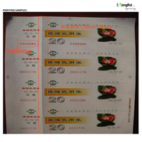 Machine d'impression offset couleur unique ZONGRUI ZR62IINP avec numérotation et perforation taille 620x450mm