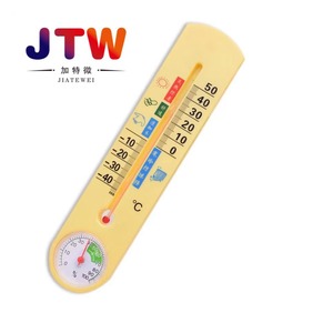 JTW Indoor Temperature Humidity Meter <b>Plastic</b> Scale Thermometer Model 337 Wall Mount With <b>Hook</b> - Product Image 2