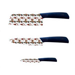 Juego de Cuchillos de Chef con Hoja de Cerámica de Alta Calidad y Mango de Plástico para Restaurantes de Alta Cocina, Duradero y Apto para Lavavajillas - Product Image 1