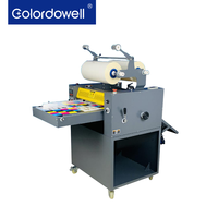 Machine à plastifier thermique semi-automatique WD-390B avec moteur 220V, capacité 50m/min, largeur de travail 350mm