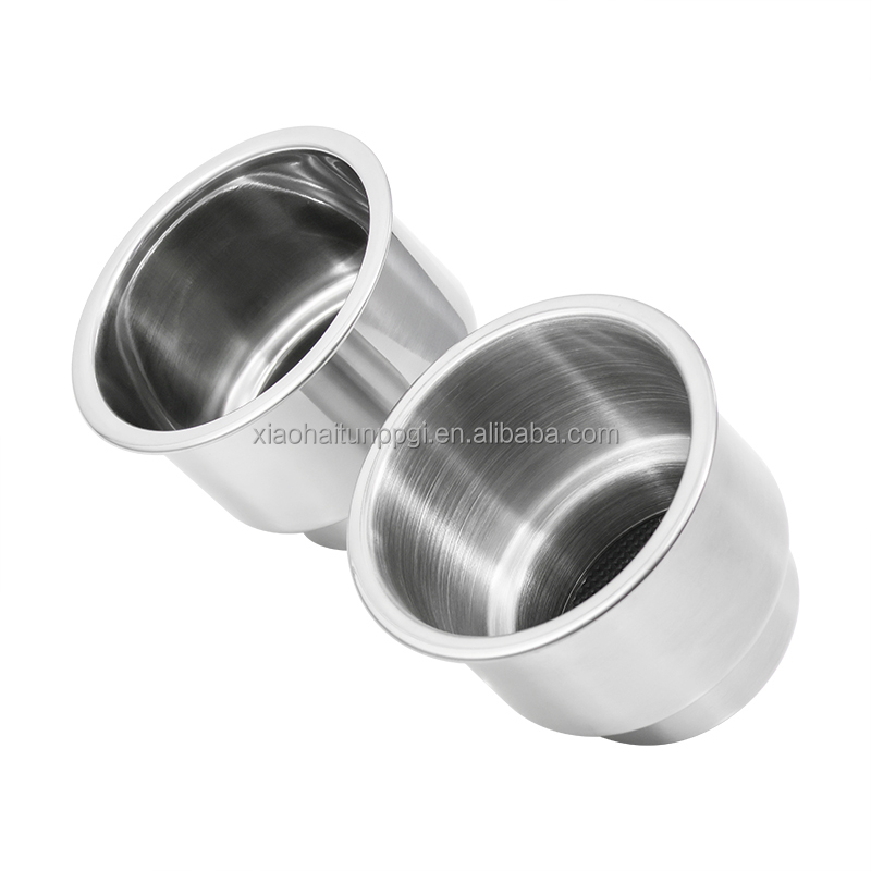 Little Dolphin 304 Stainless Steel Mount Cup Holder for Boat, Car, Truck, Camping, Yacht | Marine Ac