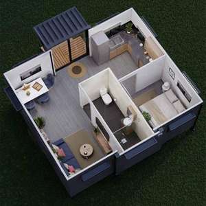 Casa Modular Prefabricada <span class=keywords><strong>de</strong></span> Lujo Multifuncional, Casa Contenedor Personalizable para Hotel, Glamping, Apartamento para Abuelos, Bungalow al Aire Libre - Product Image 6