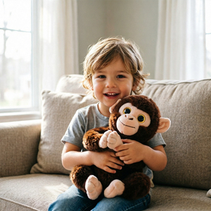 <span class=keywords><strong>Peluche</strong></span> <span class=keywords><strong>Scimmia</strong></span> con Braccia Lunghe, Morbido e Carino, <span class=keywords><strong>Scimmia</strong></span> Marrone Seduta in Preghiera, Giocattolo per Bambini, Regalo, Vendita all'Ingrosso - Product Image 5