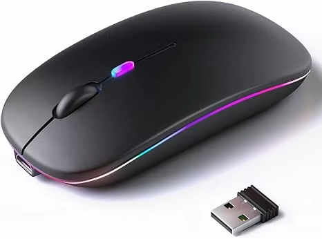 Wireless Rechargeable Mouse for Laptops Computer Use Long Battery Life Long Lasting Silent Mouse Wireless Computer Mouse