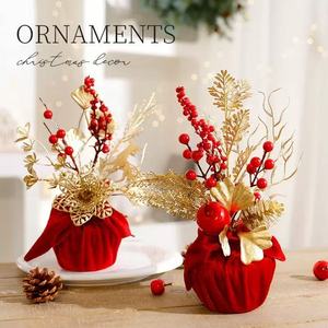 Hậu quả giáng sinh cắt cành trang trí tự làm trang trí cảnh trang trí không khí lễ hội - Product Image 5