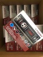 Reproductor MP3 para coche, receptor de Radio FM estéreo BT, con Control remoto, compatible con AUX/USB/tarjeta TF