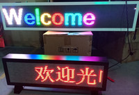 Programmable P4.75 led bus signe panneau d'affichage rouge jaune défilement publicité led signe F3.75 Led matrice LED babillard