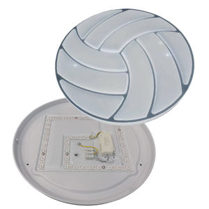 फुटबॉल फुटबॉल पैटर्न स्किड 36 डब्ल्यू 42w 450 मिमी घर प्रकाश के लिए आधुनिक सजावटी एलईडी छत लाइट्स लिविंग रूम होटल लॉबी के लिए - Product Image 4