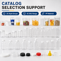 PP Plastic voedselbeker emmer fles 120ml-1000ml yoghurt fruit drank verpakking container gemaakt in China