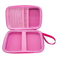 Pour 	 Étui de transport portable NiiMbot D11 en EVA, petit et mignon, pour imprimante d'étiquettes BT, avec sac de rangement rigide rose pour fabricant d'étiquettes