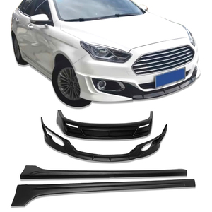 Pour Ford Escort 2015-2017 lèvre avant lèvre arrière jupe latérale matériau ABS de haute qualité sortie d'usine - Product Image 1