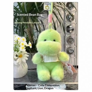 Good Price And Quality Pajama Pets Dinosaur Fox Elephant Plush Bag Charm Table Buddy Companion <b>Doll</b> Keychain Wholesale - Product Image 4