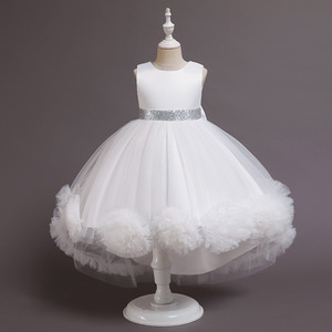 Robe de princesse sans manches à motif floral pour enfants, idéale pour les anniversaires et mariages - Collection 2021 en vogue - Product Image 3