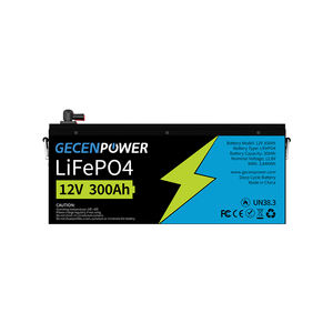 Gecenpower 300ah lifepo4バッテリー12Vリチウムバッテリーパック、スマートBluetooth、ソーラーエネルギー貯蔵システム用 - Product Image 2