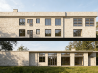 Villa modulaire moderne en acier galvanisé, maison préfabriquée, économie d'énergie, résistante aux cyclones, résistante au vent, structure solide, appartement, hôtel
