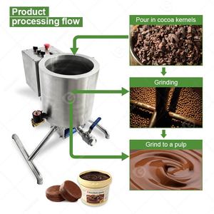 Molino de Bolas de Chocolate de Laboratorio Pequeño Vertical Miller de 100l, Máquina Conche para Chocolate con Molino de Bolas - Product Image 5