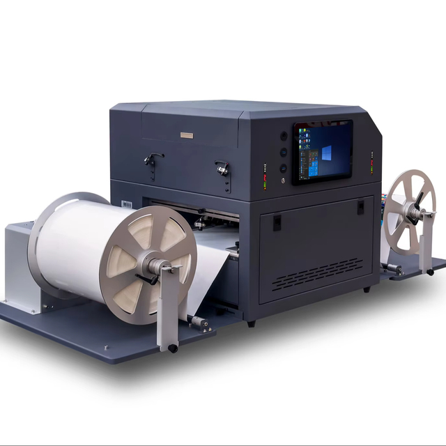 High Speed Label Printer Stickers Paper 20 Meters Per Minutes Single Pass Roll to Roll Printing Machine