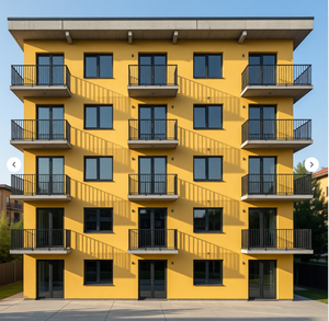 Die Wirtschaftlichste Vier- bis Sechsstöckige Wohnanlage Gemeinschaftswohnungen Stahlkonstruktion Wohngebäude - Product Image 2