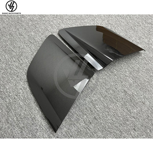 Rejillas de Ventilación Laterales de Fibra de Carbono Seca con Acabado Brillante y Tejido Twill Estilo Performance para Audi R8 2016-2018, Rejillas de Ventilación para Puertas Traseras, Piezas de Kits de Carrocería para Carreras - Product Image 3