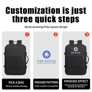 Mochila Escolar Oxford Personalizada con USB, de Lujo, Antirrobo, para Portátil, <span class=keywords><strong>Bolsa</strong></span> de Viaje Multifuncional, Ligera y Duradera - Product Image 3