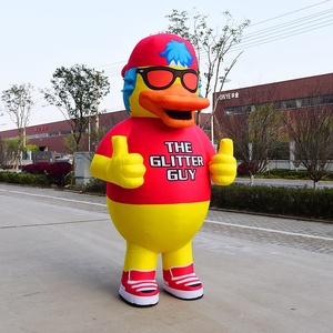 Надувная реклама наружная Прогулка клоун утка надувной персонаж ходячие костюмы костюм на заказ - Product Image 1