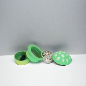 2024 nuovo prodotto 68mm 4 parti Bob zinco smerigliatrice tabacco portatile per fumare smerigliatrice di tabacco smerigliato a fungo - Product Image 3