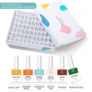 JTING Professionnel OEM/ODM, conception personnalisée, marque privée, ensemble de vernis à ongles en gel UV 60 couleurs 15ml avec boîte pour fournitures de salon de manucure - Product Image 3
